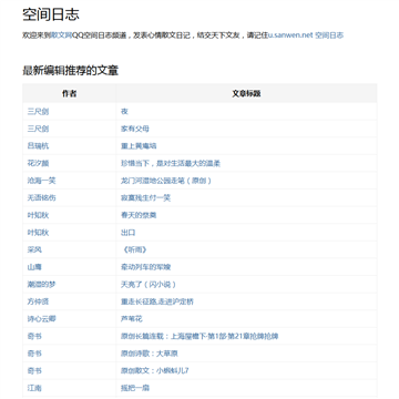 中国散文网站