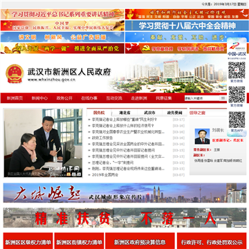 武汉新洲政府门户网站