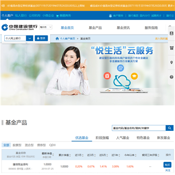 中国建设银行门户网站