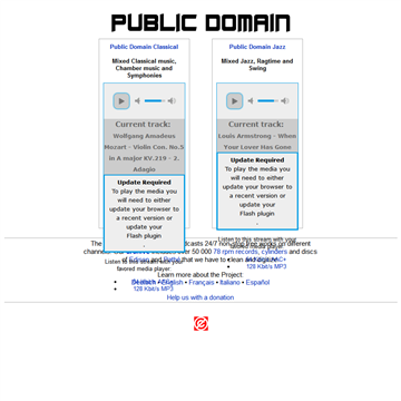 Public Domain Online Radio