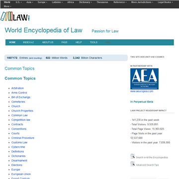 在线法律世界百科全书