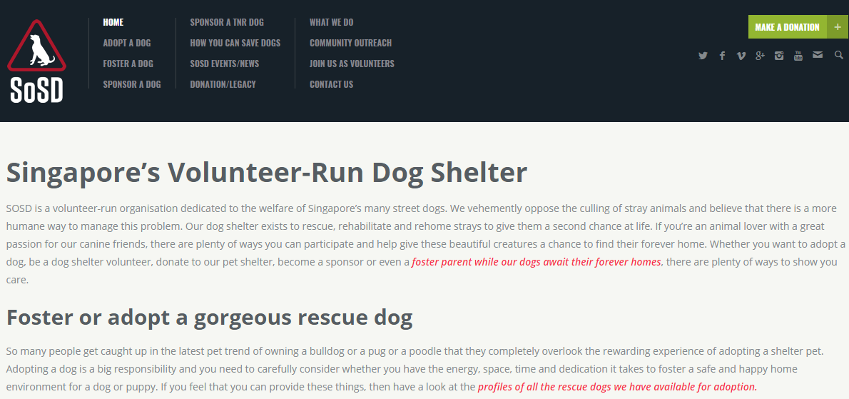 新加坡拯救流浪狗协会