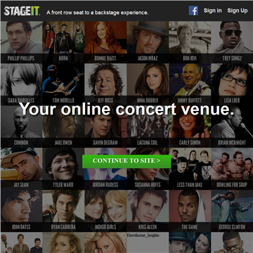 在线音乐会信息分享平台