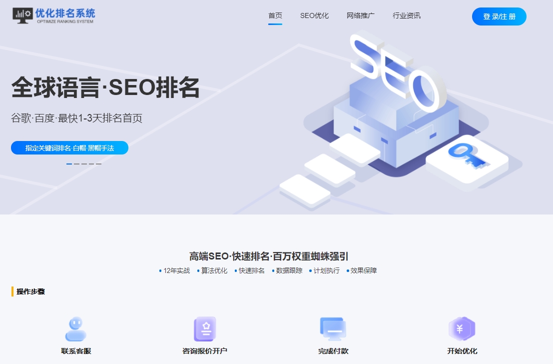 SEO优化快速排名系统