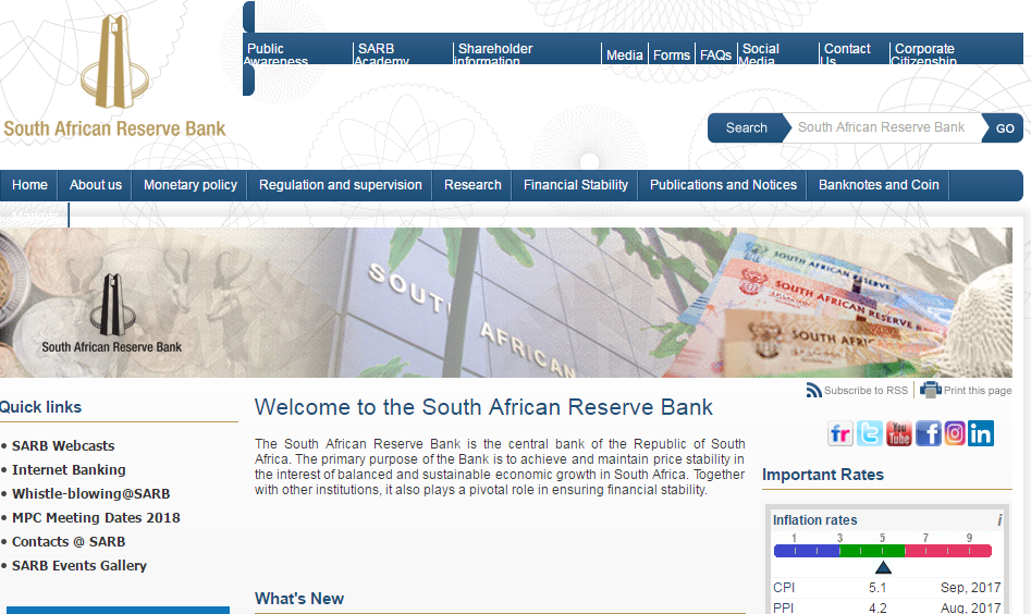南非储备银行